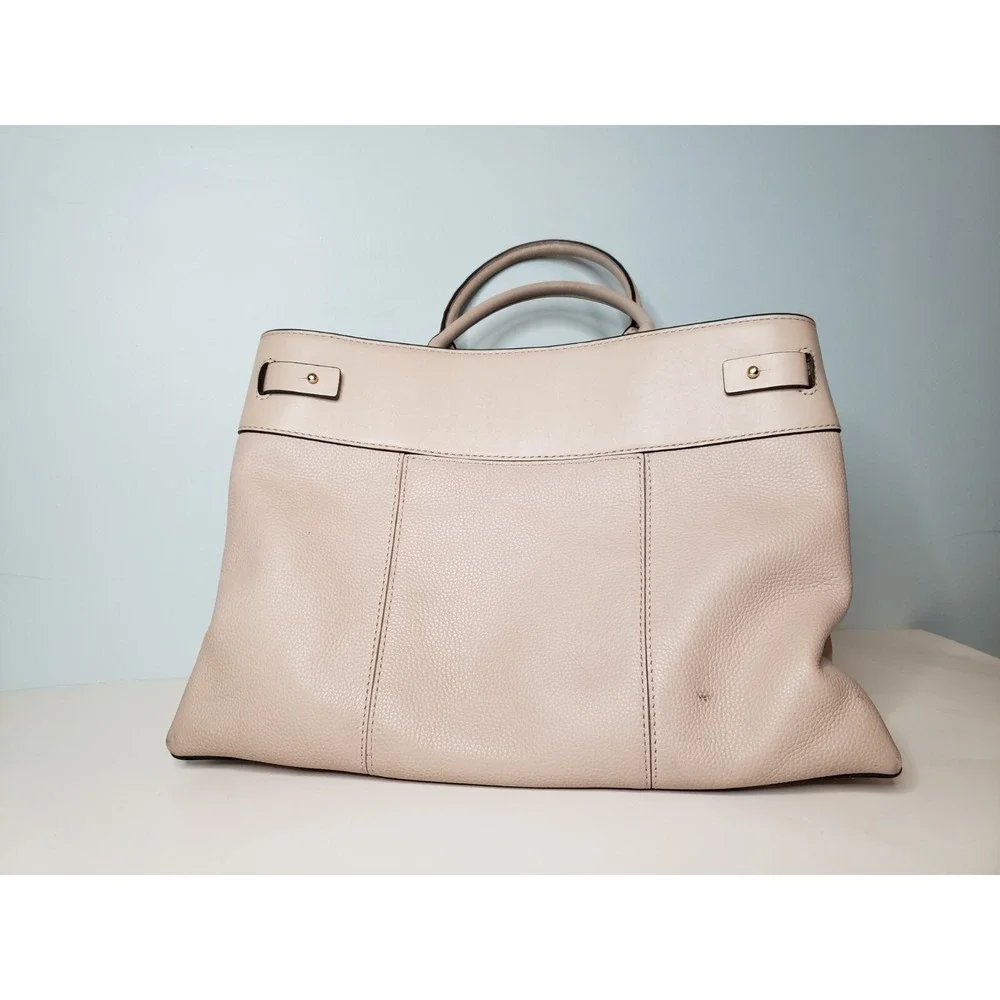 MICHAEL KORS GRAMERCY Pebble Leather Large‎ Handbag Tote Satchel Pink $358